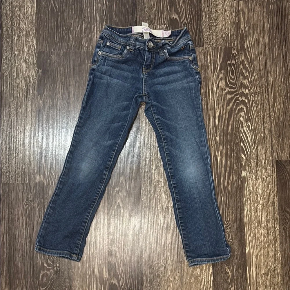 Girls Justice jeans simply low straight jeans size 7R